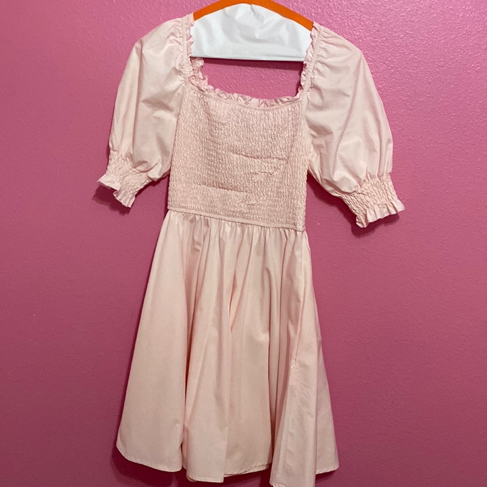 Light pink babydoll dress from Francesca’s
